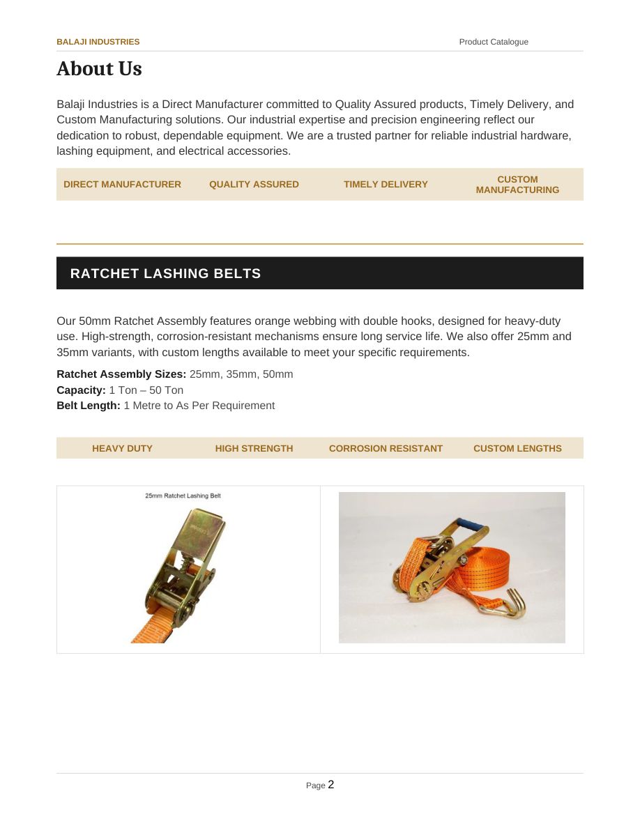 Balaji Industries catalogue — page 2